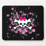 Scene Skull Splatter Mouse Pad mousepads