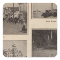 Scenes Aberdeen, Washington Square Sticker