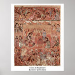 Scenes At Royal Court By Master Of The Book Poster