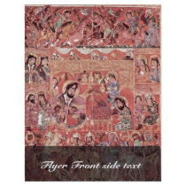 Scenes At The Royal Court By Meister Des Buches De Full Color Flyer