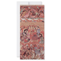 Scenes At The Royal Court By Meister Des Buches De Rack Card Template