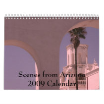 Scenes from Arizona Calendar 2009