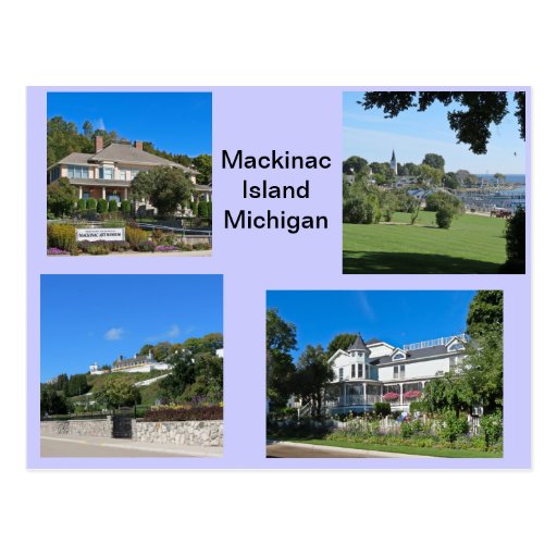 Scenes from Mackinac Island Postcard Zazzle