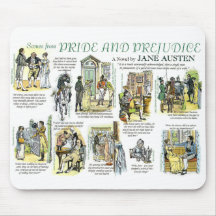 Scenes from Pride and Prejudice Mousepad