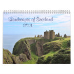 Scenes from Scotland: Land, Loch and Sea Wall Calendar