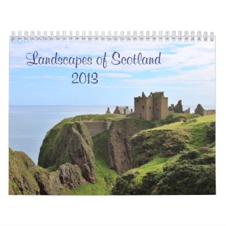 Scenes from Scotland: Land, Loch and Sea Wall Calendar