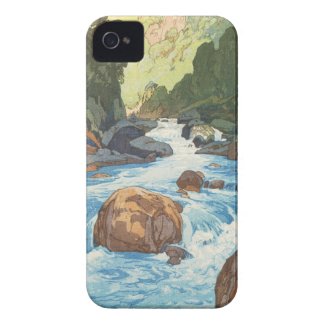 Scenes in the Japan Alps, Kurobe River Yoshida art iPhone 4 Case