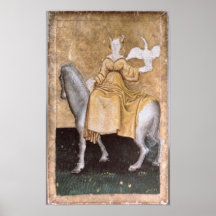 Scenes of courtly hawking poster