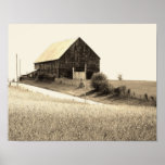 scenic barn image posters