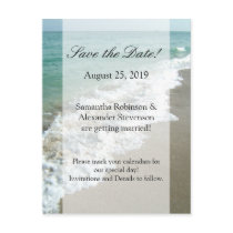Scenic Beach Destination Wedding Post Cards