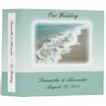 Scenic Beach Destination Wedding binders