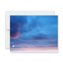 Scenic blue sunset invitations by KanweieneaKreations Scenic blue sunset invitations
