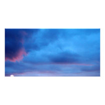 Scenic blue sunset photo cards by KanweieneaKreations Scenic blue sunset photo cards