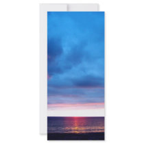 Scenic blue sunset rack cards by KanweieneaKreations Scenic blue sunset rack cards