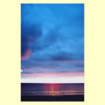 Scenic blue sunset