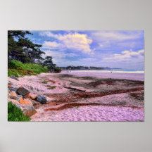 Scenic Carmel Beach Poster