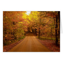 Scenic Country Road Greeting Card