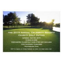 Scenic Golf Outing Invitations