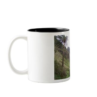 Scenic green mountains mug