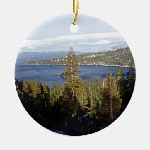 Scenic Lake Tahoe Christmas Ornaments | Zazzle