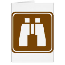 Scenic Overlook Highway Sign Card