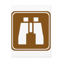 Scenic Overlook Highway Sign postcards