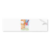 Scenic Pastoral of Pattern Bumper Sticker