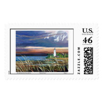 "Scenic Point - St. Marks Light" postage