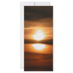 Scenic sunset rack card template