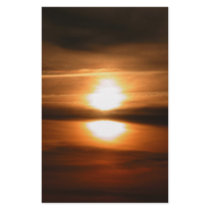 Scenic sunset stationery by KanweieneaKreations Scenic sunset stationery