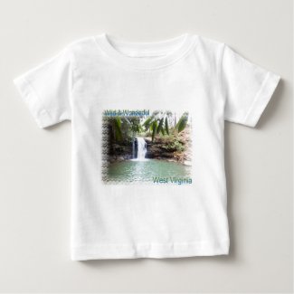 Scenic West Virginia Waterfall Infant T-shirt