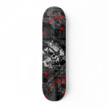 skateboard_7_34 - ScFi design with a skull in the middle of the board: Sizes  Available colors: 0