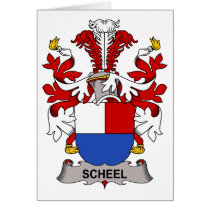 Scheel Family Crest cards