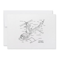 Schematic of the Major Components in a Helicopter Announcements