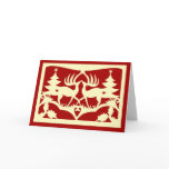 Scherenschnitte Christmas Greeting Cards