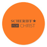 scheriffforChrist002sm Round Stickers