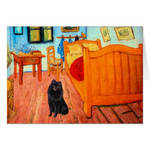 Schipperke 2 - Room at Arles Greeting Cards