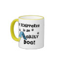 Schipperke Agility Dog mugs