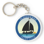 Schipperke Boat Dog Keychain