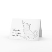Schipperke Dog Cartoon Cards