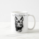 Schipperke Happy Face Coffee Mugs