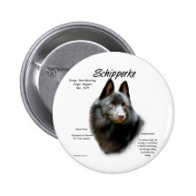 Schipperke History Design Pin