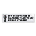 Schipperke Honor bumpersticker