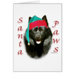 Schipperke Santa Paws Cards