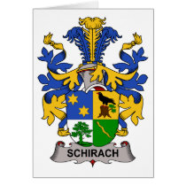 Schirach Family Crest cards
