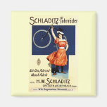 Schladitz-Fahrräder Vintage Bicycle Poster Fridge Magnet