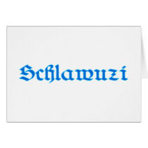 schlawuzi rascal Bavaria Bavarian Bavarian Bavaria Greeting Card