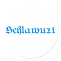 schlawuzi rascal Bavaria Bavarian Bavarian Bavaria Round Stickers
