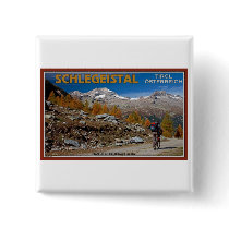 Schlegeistal - Mountain Biker Pinback Button