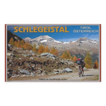 Schlegeistal - Mountain Biker Rectangular Stickers